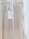 Joyce Bao Fall/Winter 2025 Irregular Lace Windowpane Long-Sleeve Shirt JB-JB01-01007-MIBAI (Off-white)